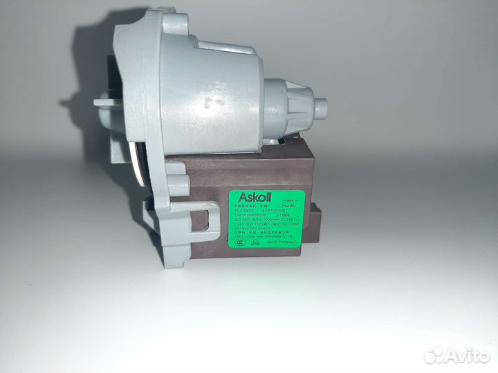 Насос слива воды (сливная помпа) к посудомоечной м