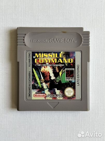 Игра для gb missile command