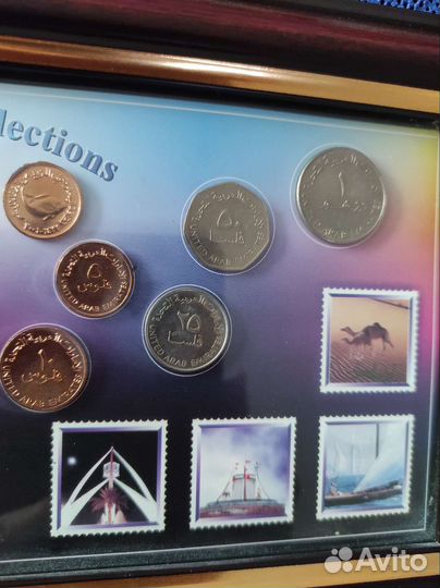 Набор монет и марок Эмираты