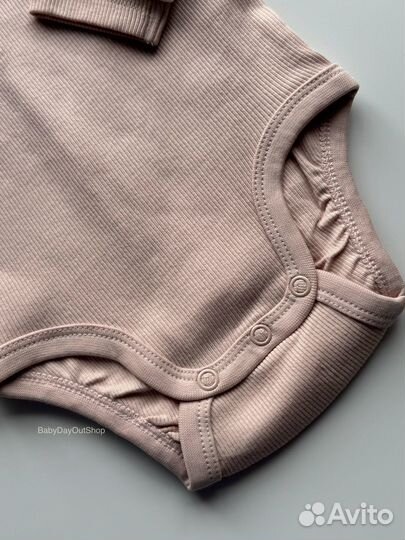 Новые боди в рубчик H&M 68,80,86,92