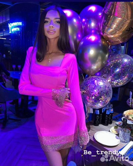 Вечернее платье мини