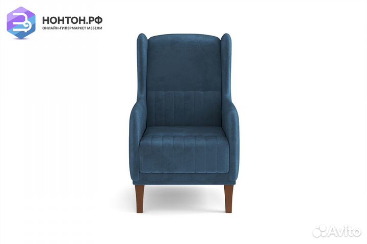Кресло евромагнат синее