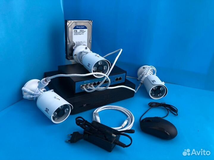 Видеонаблюдение комплект