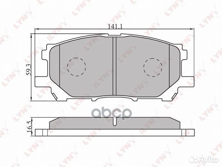 Колодки тормозные передние подходит для lexus R