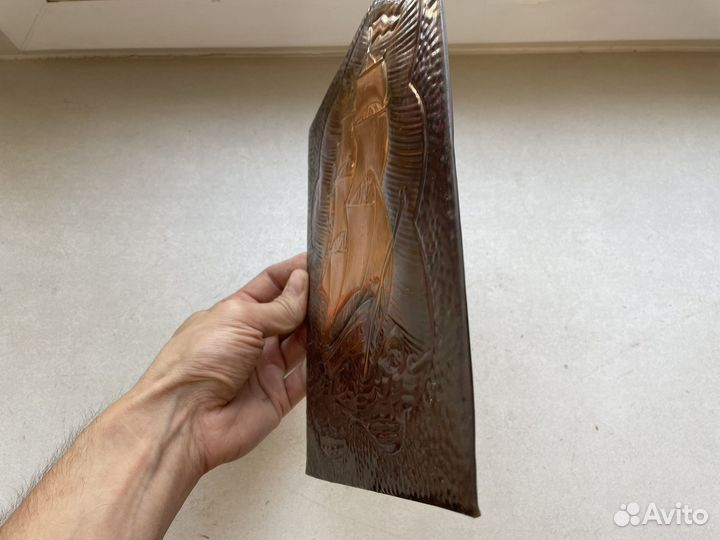 Корабль чеканное панно СССР