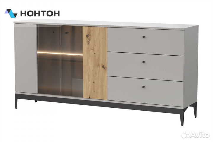 Комодариан кд-3холодныйсерый / дубартизан