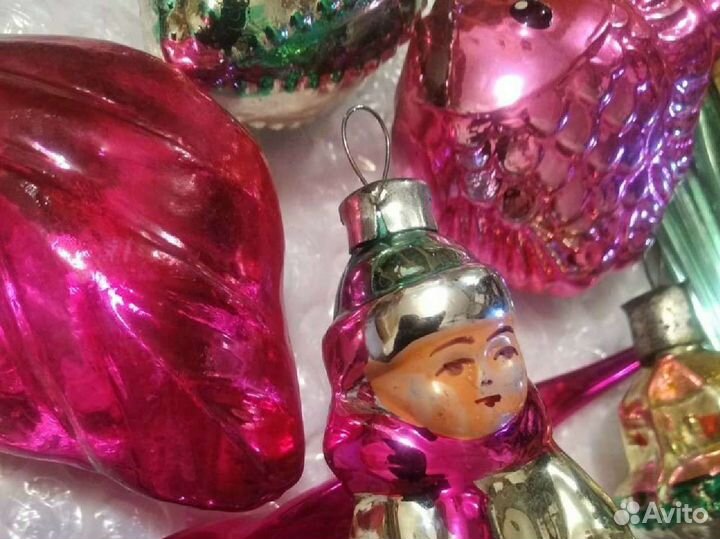 Елочные игрушки СССР одним лотом