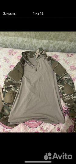 Тактический костюм с наколенниками