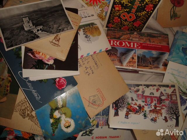 Коллекция открытки конверты