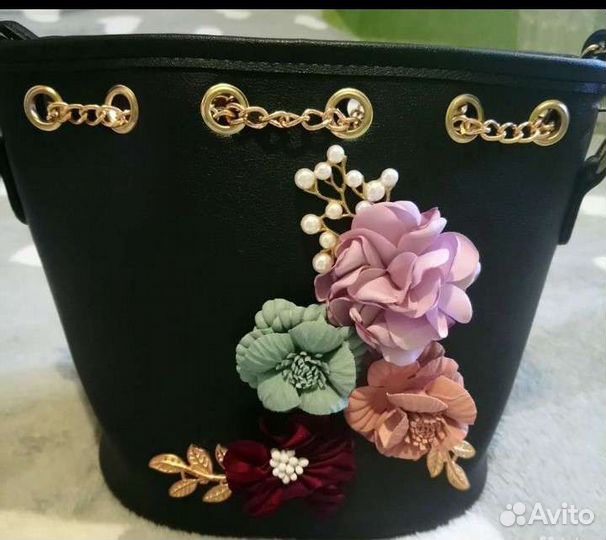 Воротник из норки, сумка, ремень (пояс)