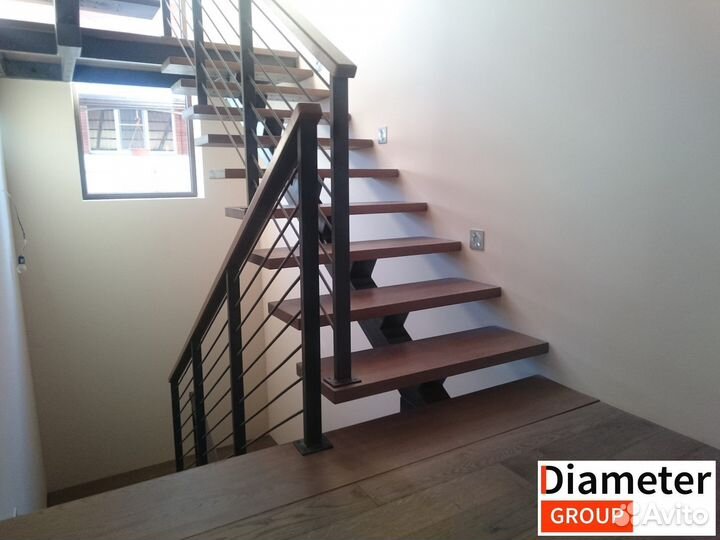 Изготовление угловой лестницы из бука