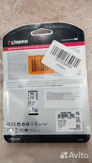 Ssd kingston a400 480gb