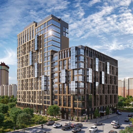 2-к. квартира, 71,6 м², 12/19 эт.