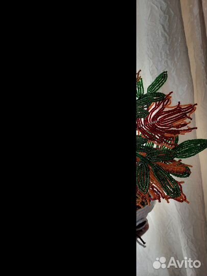 Букет из бисера