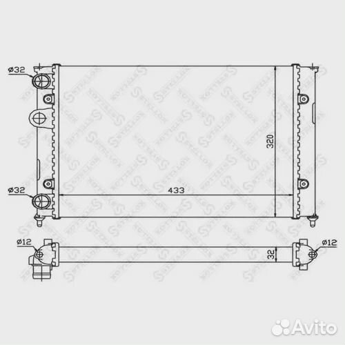 Радиатор охлаждения Stellox