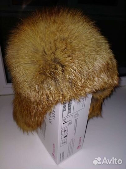 Шапка из меха лисы