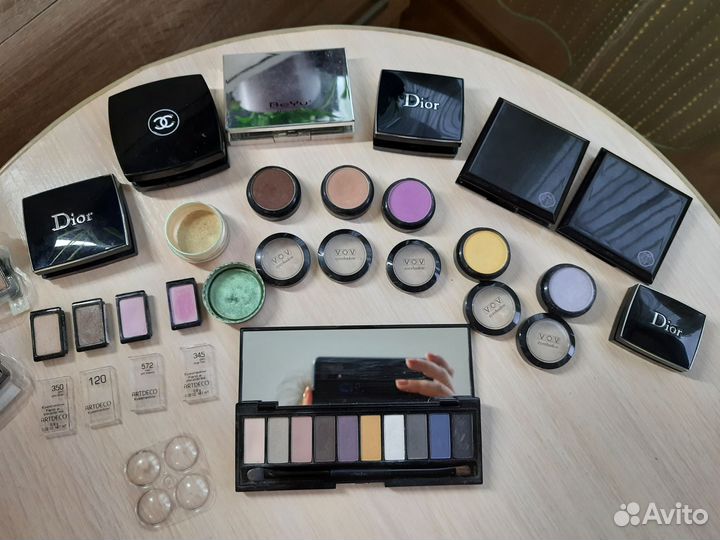 Тени Shiseido, Dior,Lancome