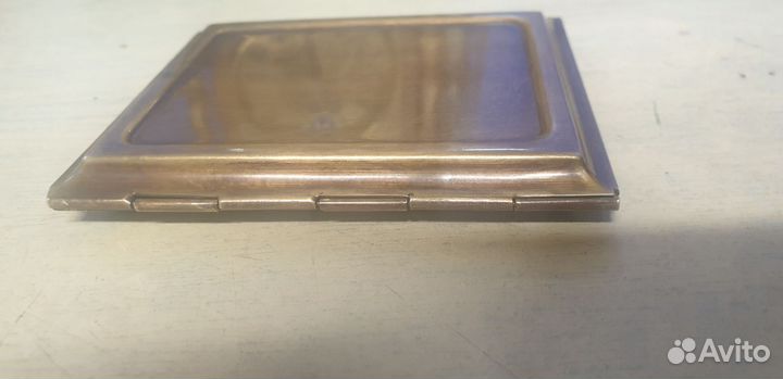 Портсигар латунный