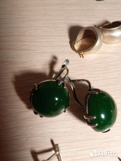 Серьги серебро