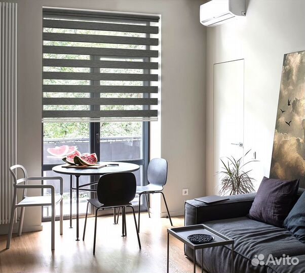 Рулонные шторы зебра от производителя