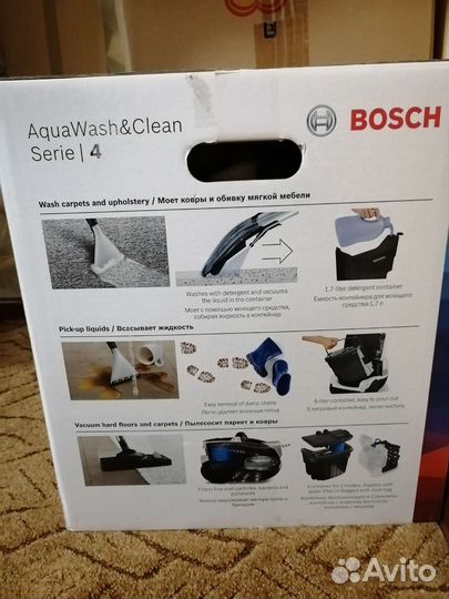 Моющий пылесос bosch