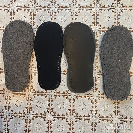 Подошвы и стельки для вязания тапочек