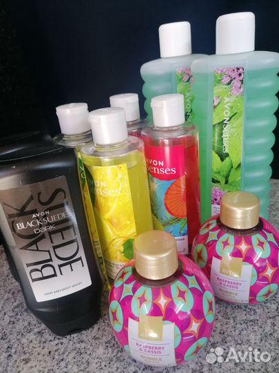Avon гель для душа пена для ванны