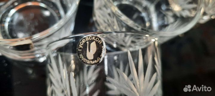 Стопки хрустальные СССР