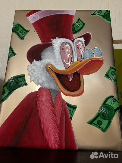 Картина ручной работы Donald Duck