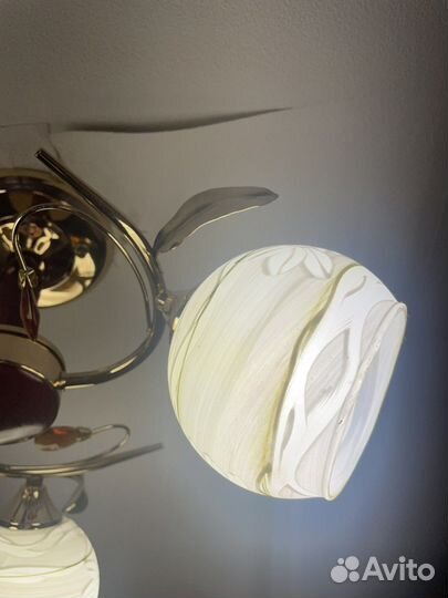 Люстра потолочная бу