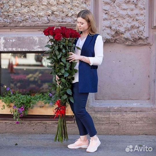 Высокие розы Гигантские розы 110 Доставка цветов