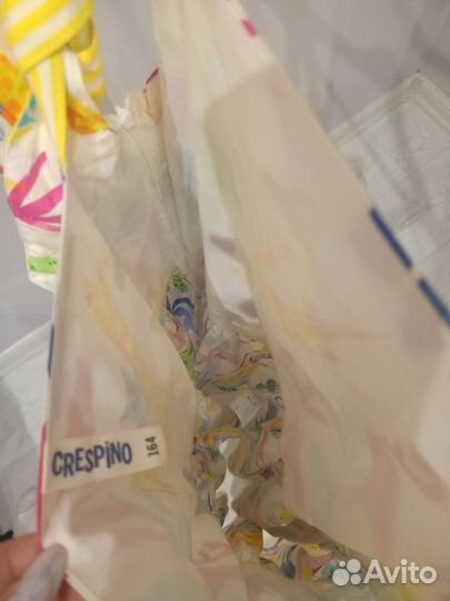 Платье Сарафан летний 164 с животными