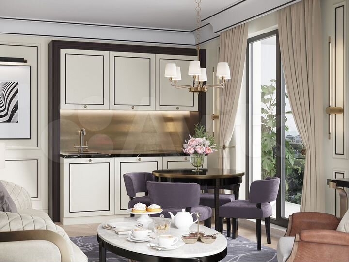 3-к. апартаменты, 75 м², 2/8 эт.