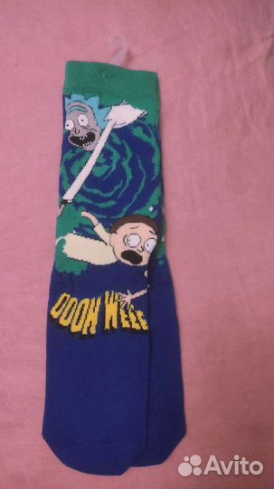 Новые носки Rick and Morty Рик и Морти