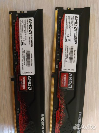 Оперативная память 3200 ddr4 2x 4Gb