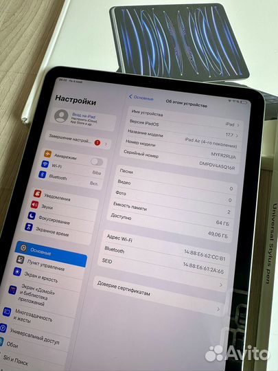 iPad Air 4 2020 64gb +Pencil и Procreate