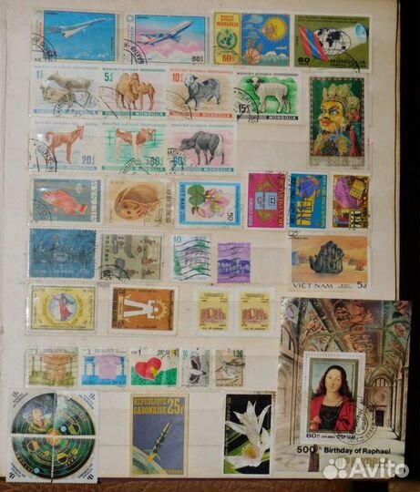Марки иностранные + рф, Беларусь (возможен обмен)