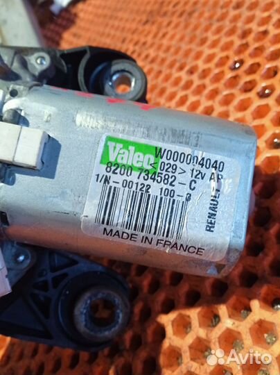 Моторчик дворника задний Renault Sandero