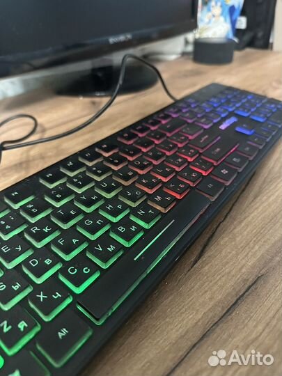 Клавиатура проводная с подсветкой smarbuy