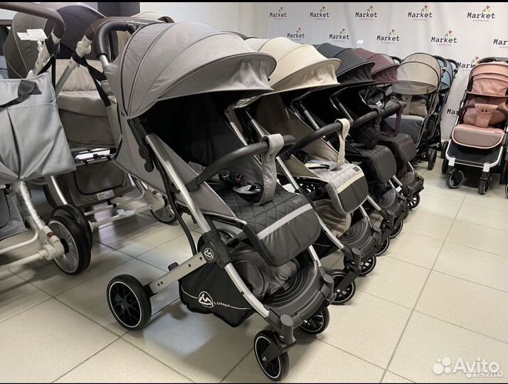 Коляска Люксмам (механическая спинка )