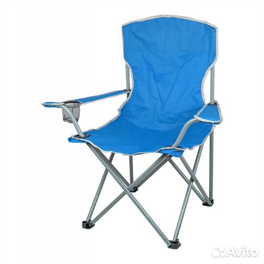 Кресло шезлонг складное с подстаканником, чехол, м