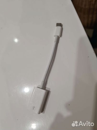 Переходник apple usb a to usb c адаптер белый