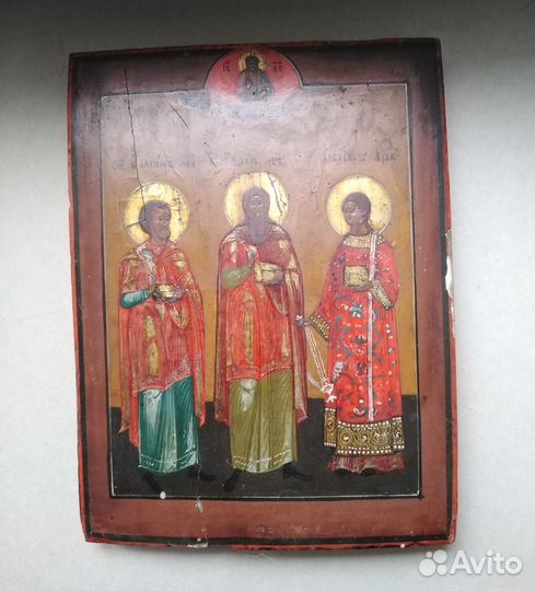 Икона гурий, самон и авив