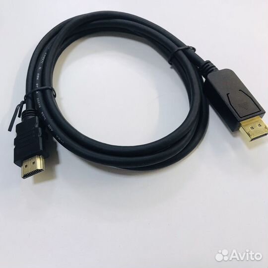Переходник DisplayPort M- hdmi M 4K30Hz 1,8м 608