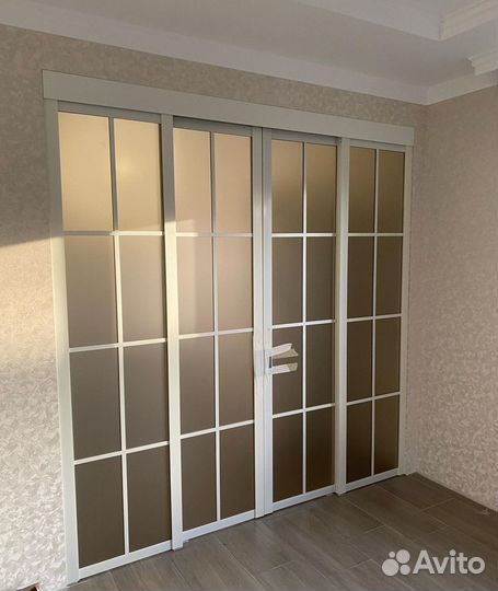 Раздвижные перегородки Loft, двери-купе