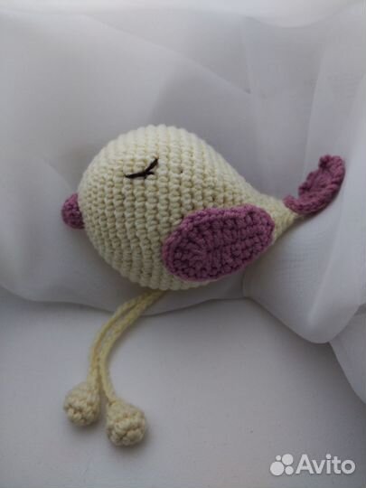 Птичка мягкая игрушка