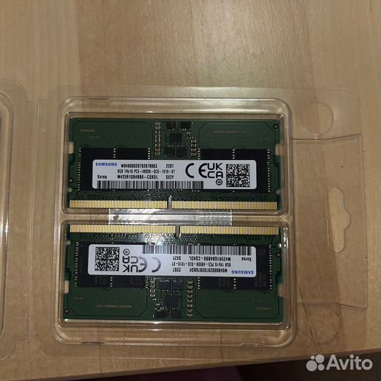 Оперативная память Samsung DDR5 16gb (2х8gb)