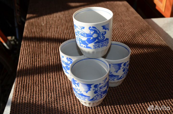 Кружки новые времен СССР. 4 шт