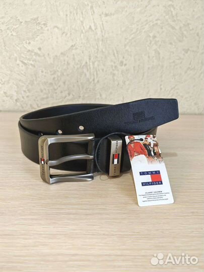 Мужской кожаный ремень Tommy Hilfiger