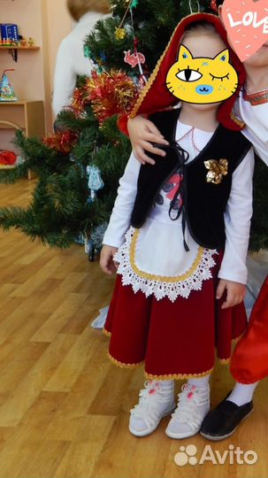 Прокат.костюм красная шапочка